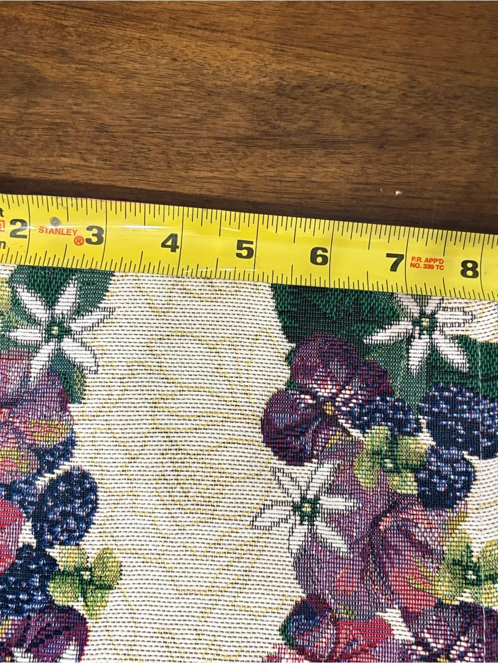 Sander Table and Home Floral Woven Runner
